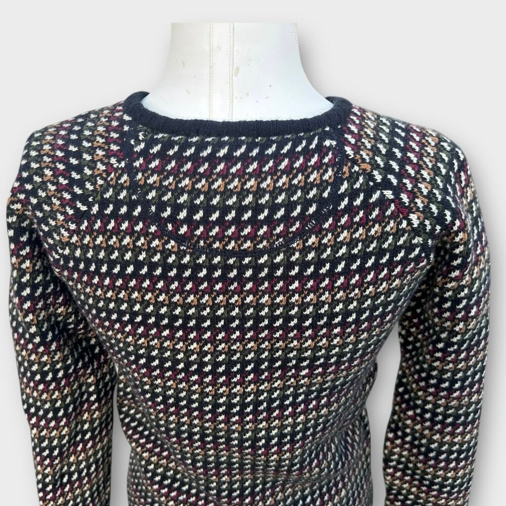 Barbour 100% Lambswool Sweater Women's Size 10 Cozycore Preppy Quiet Luxury - Picture 3 of 11